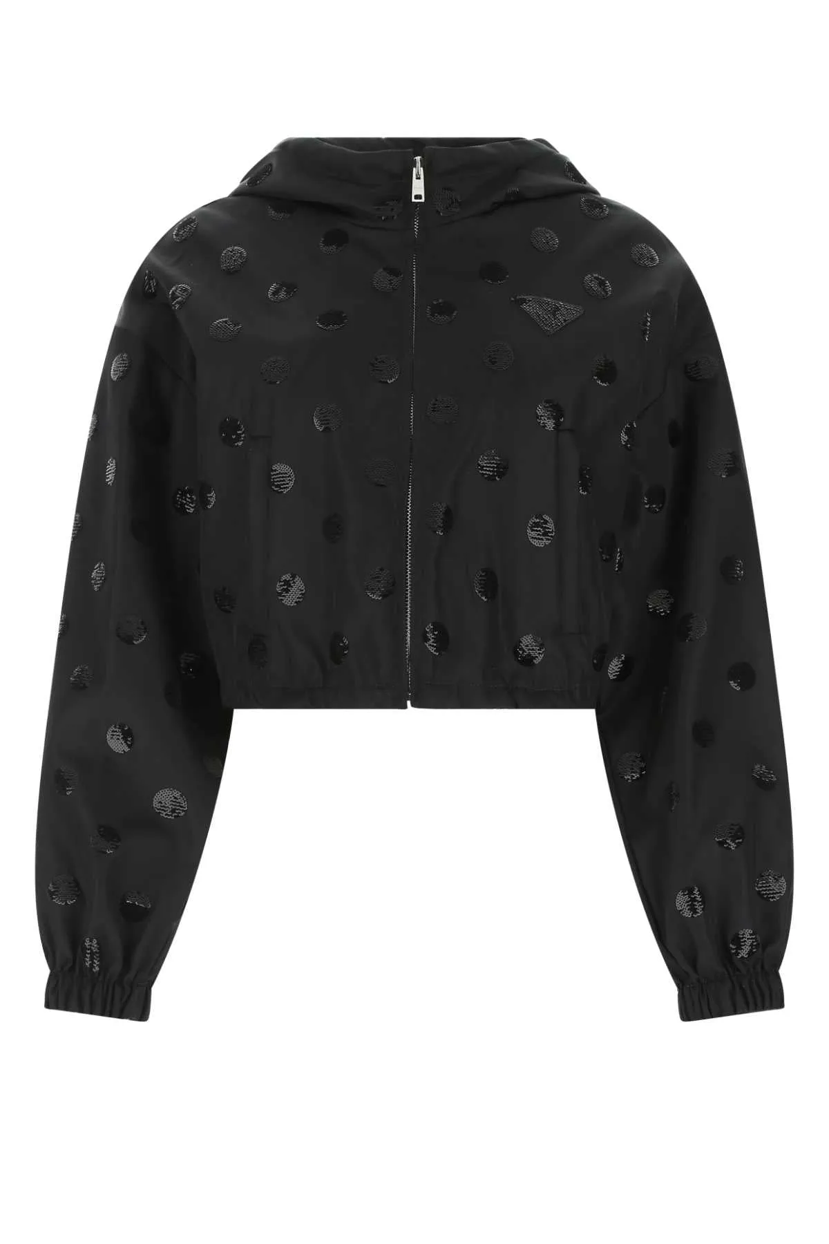 Prada Hooded Zip-Up Jacket