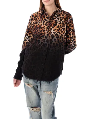R13 Animal Print Shirt