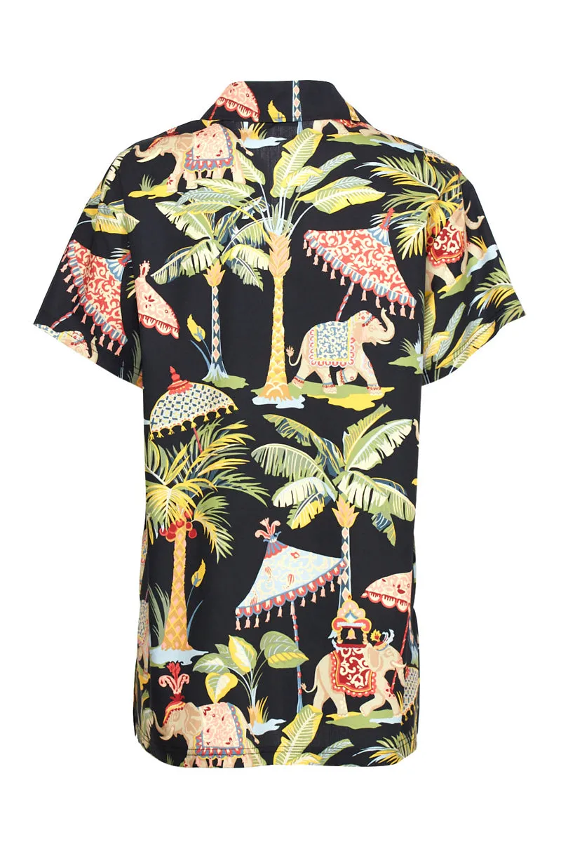 REDValentino Allover Graphic Print Shirt