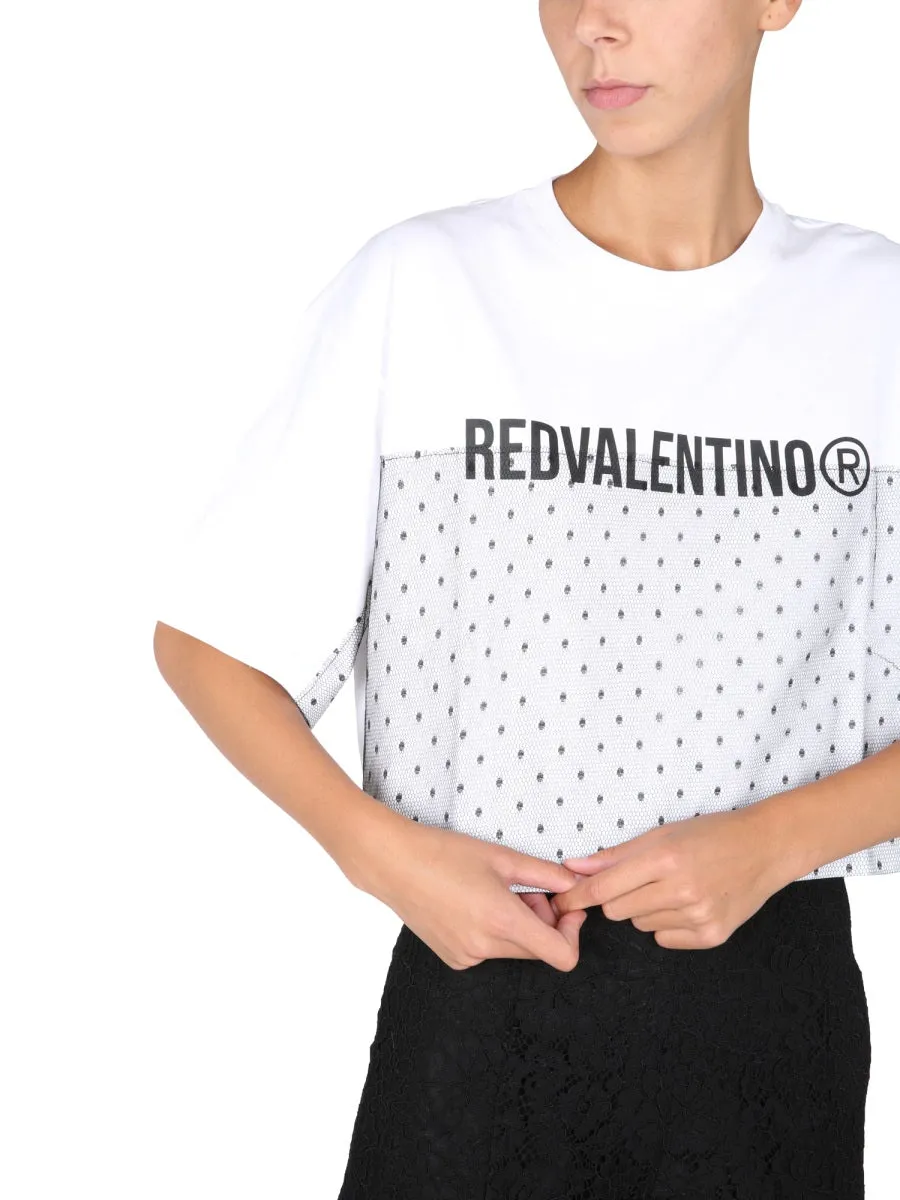 REDValentino Logo Print T-Shirt