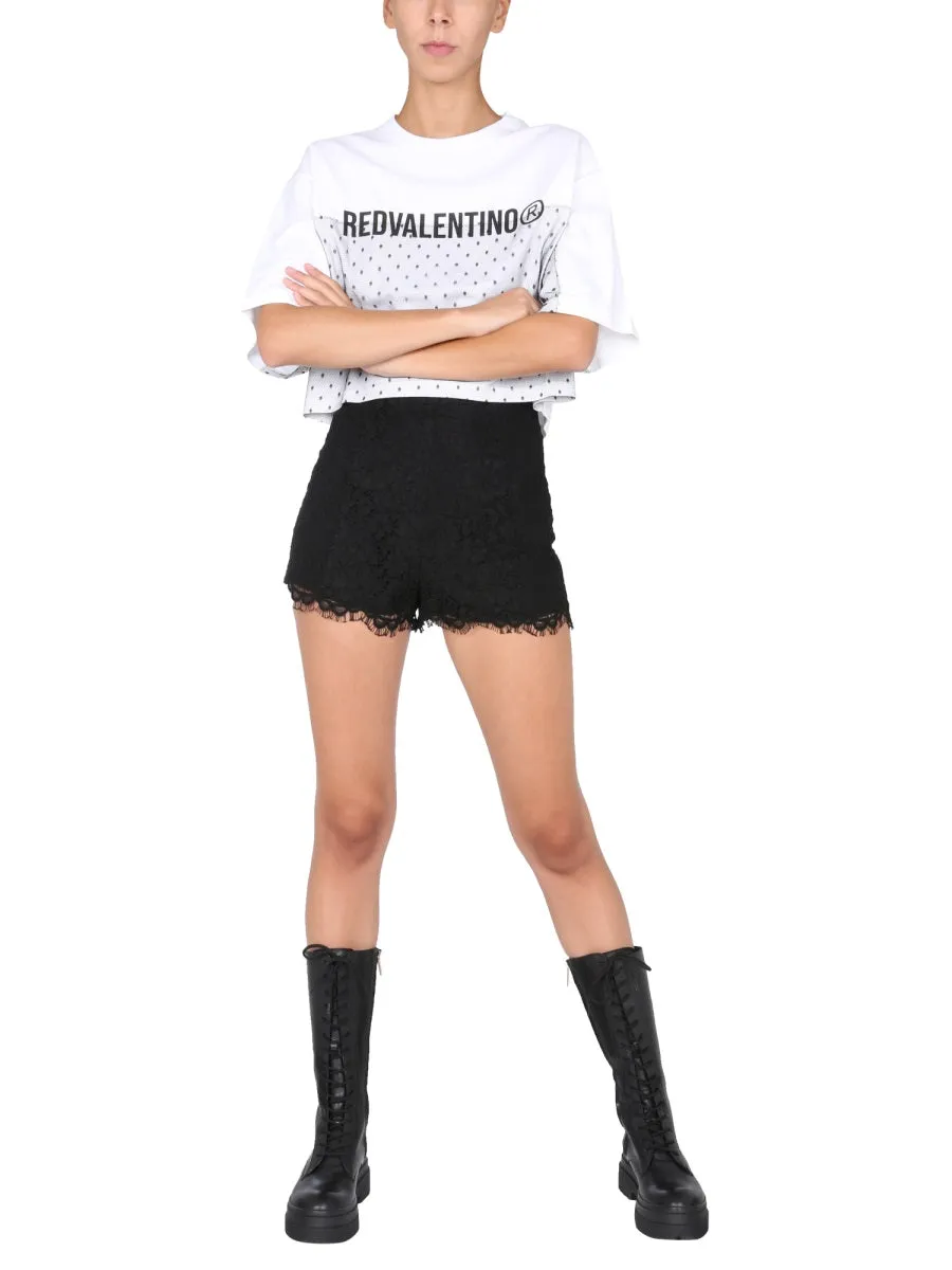 REDValentino Logo Print T-Shirt