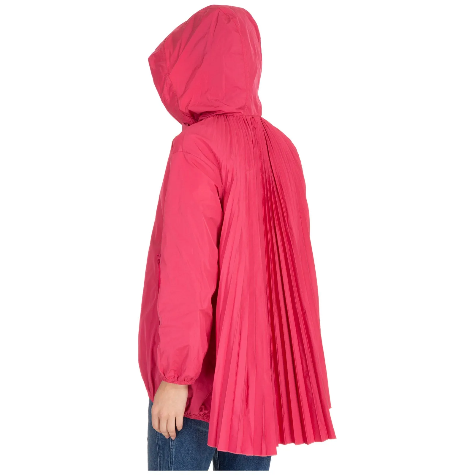 REDValentino Pleated Hooded Jacket