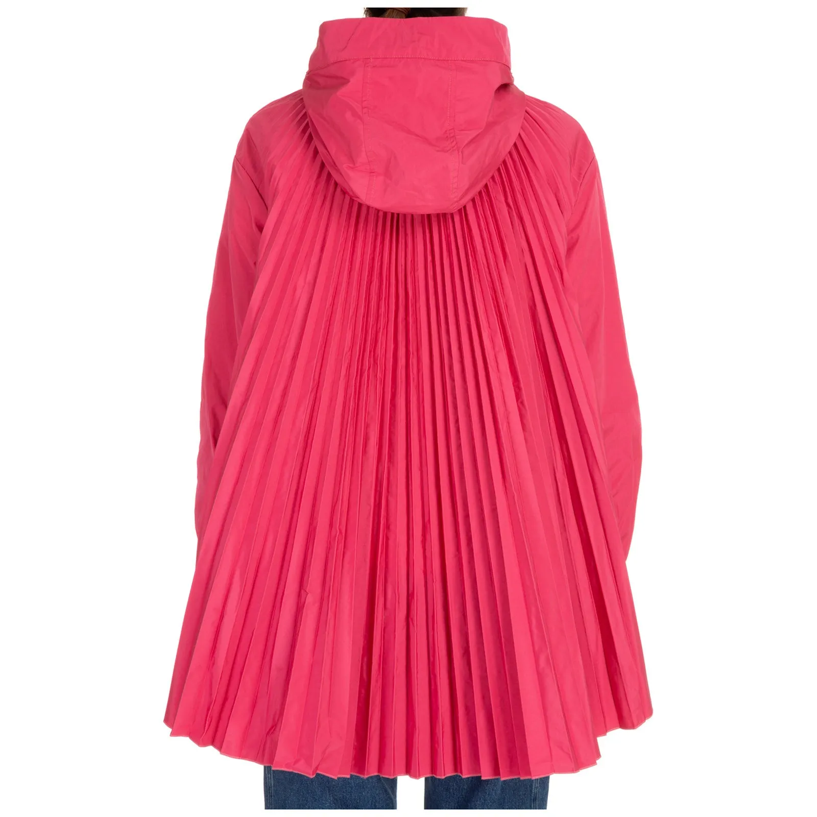 REDValentino Pleated Hooded Jacket