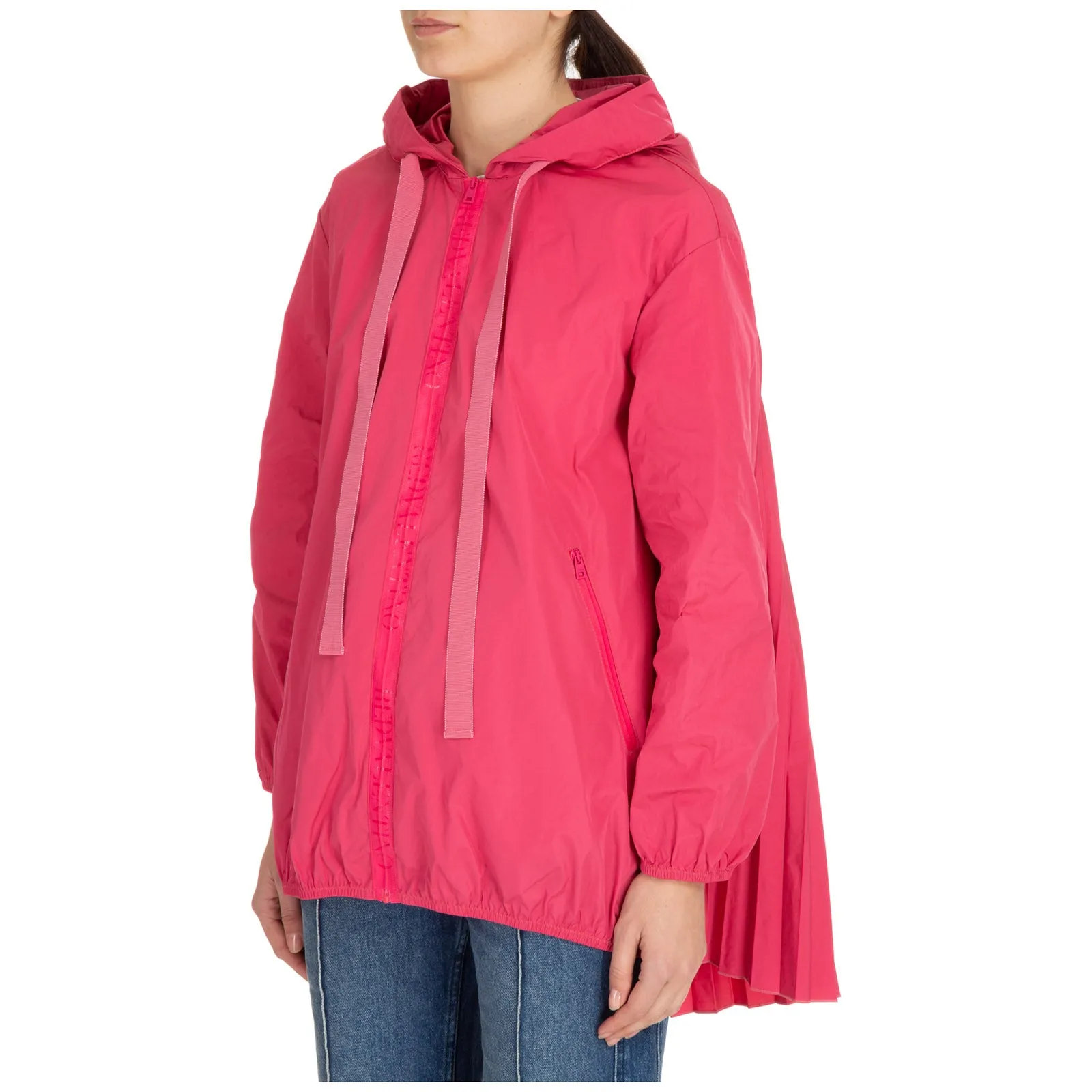 REDValentino Pleated Hooded Jacket