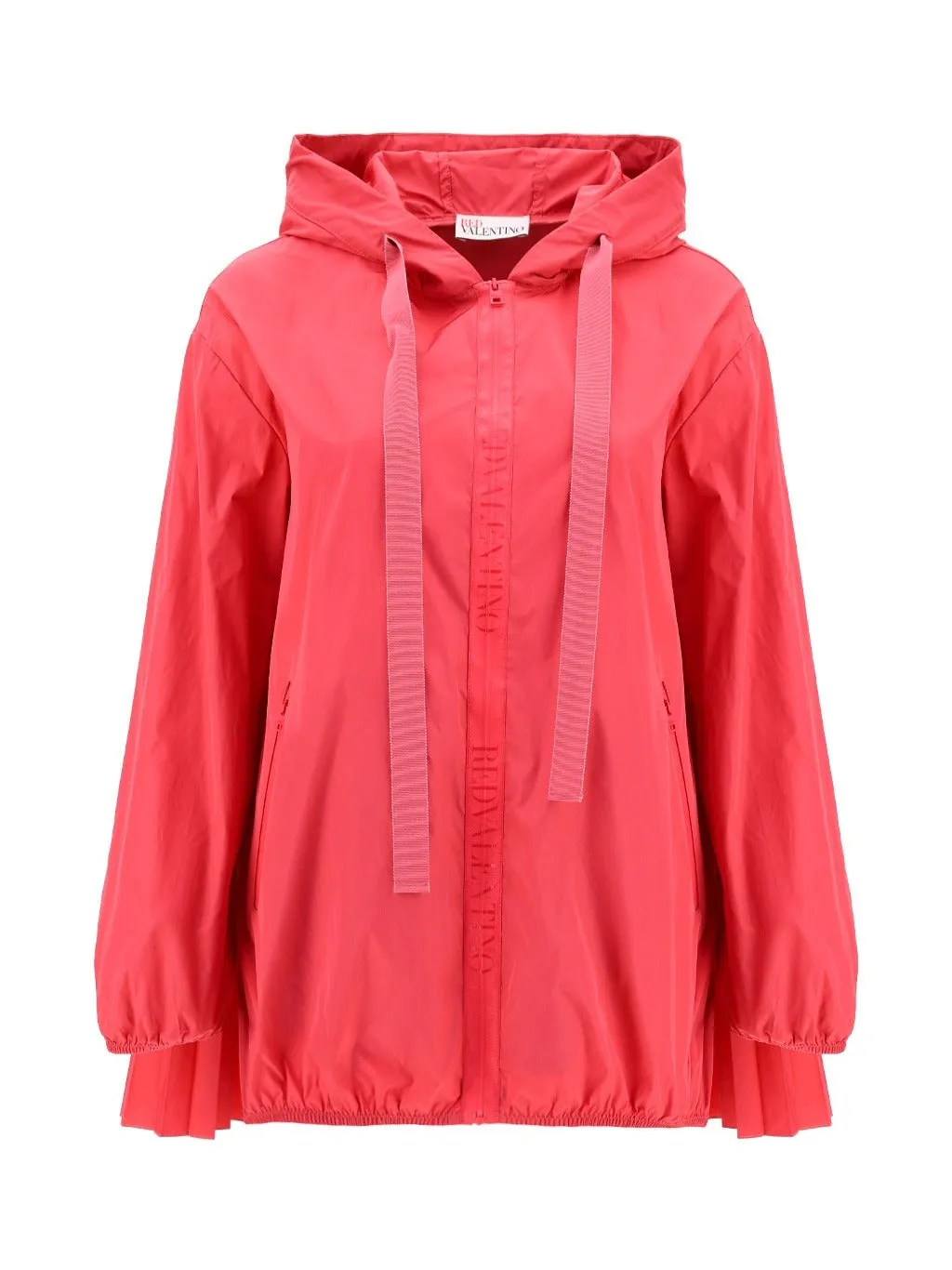 REDValentino Pleated Hooded Jacket