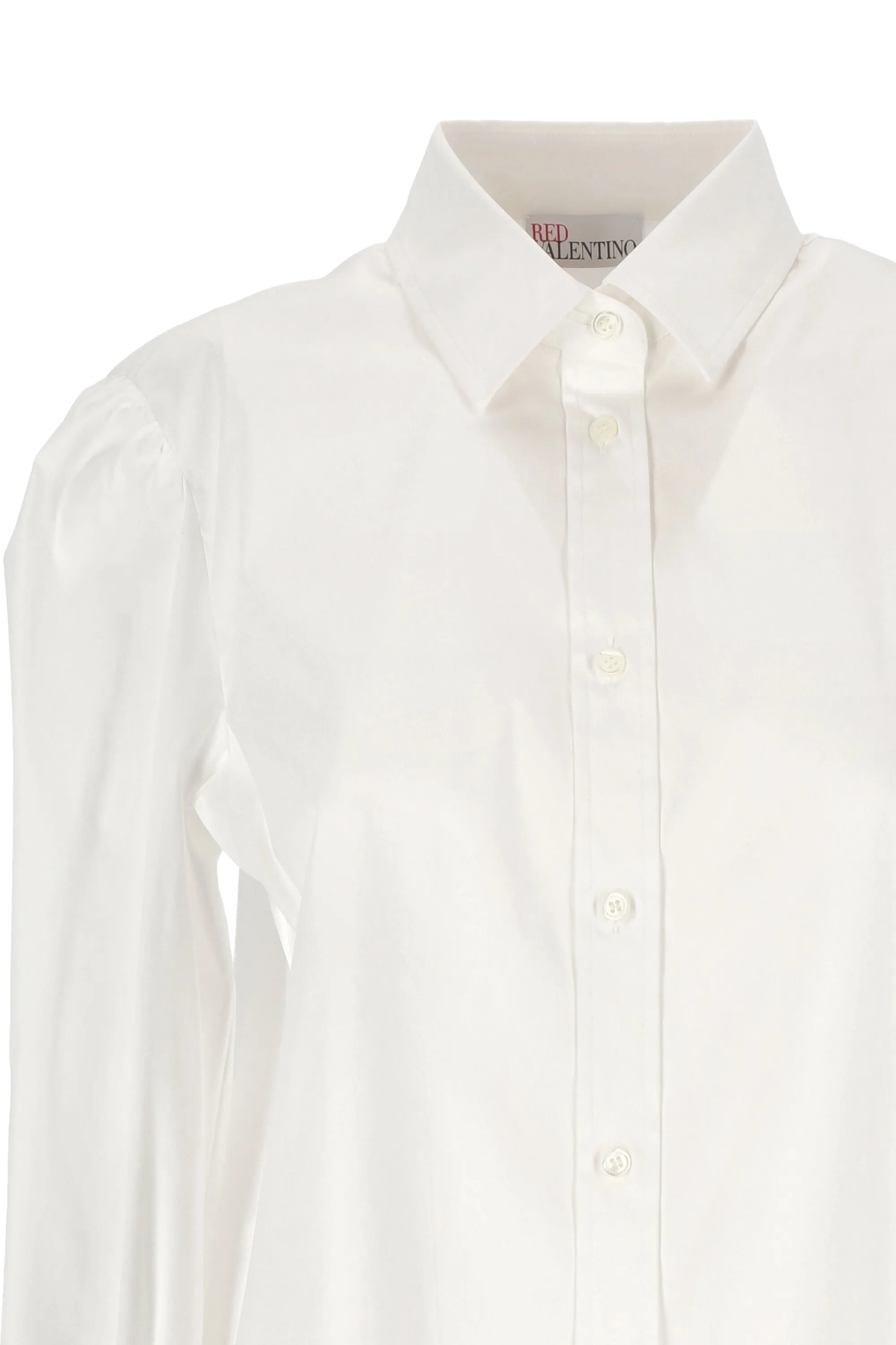 REDValentino Puff-Sleeved Buttoned Shirt