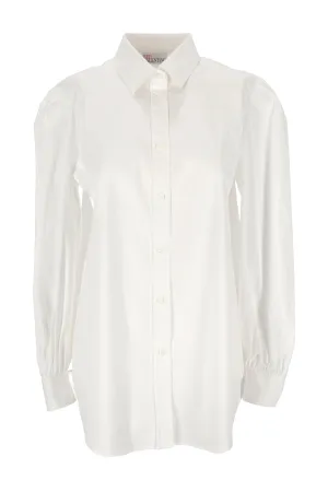 REDValentino Puff-Sleeved Buttoned Shirt