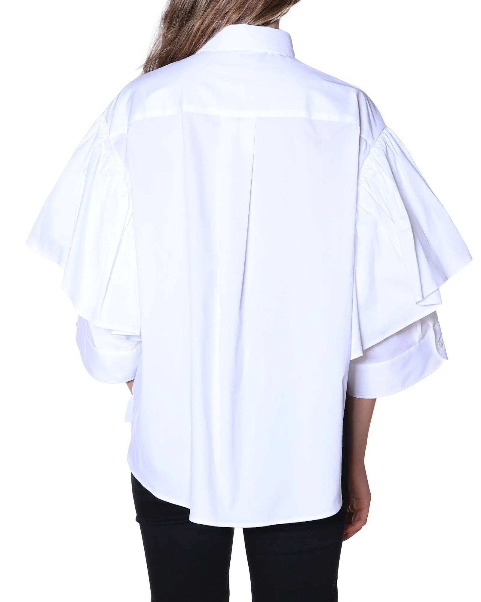 REDValentino Ruffle Detail Shirt