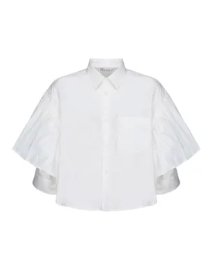 REDValentino Ruffle Detail Shirt