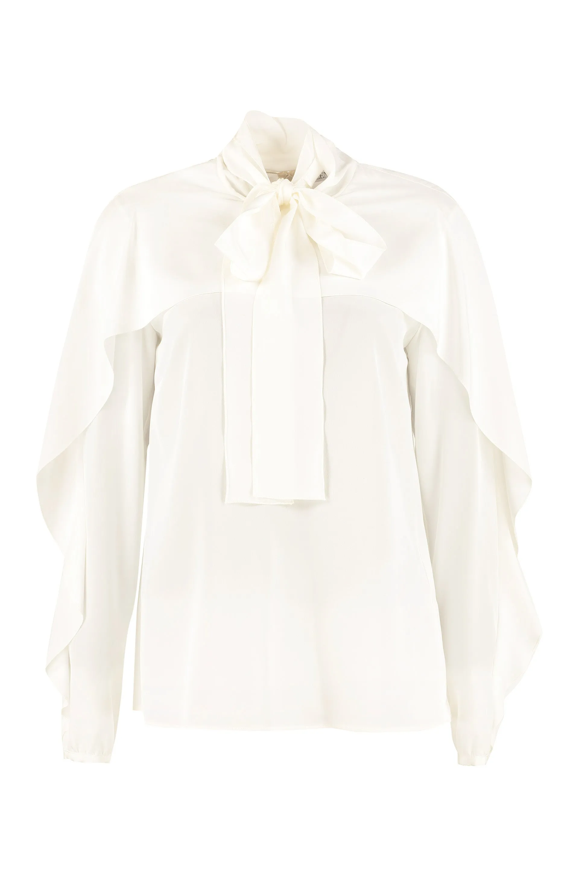 REDValentino Ruffled Pussy-Bow Shirt