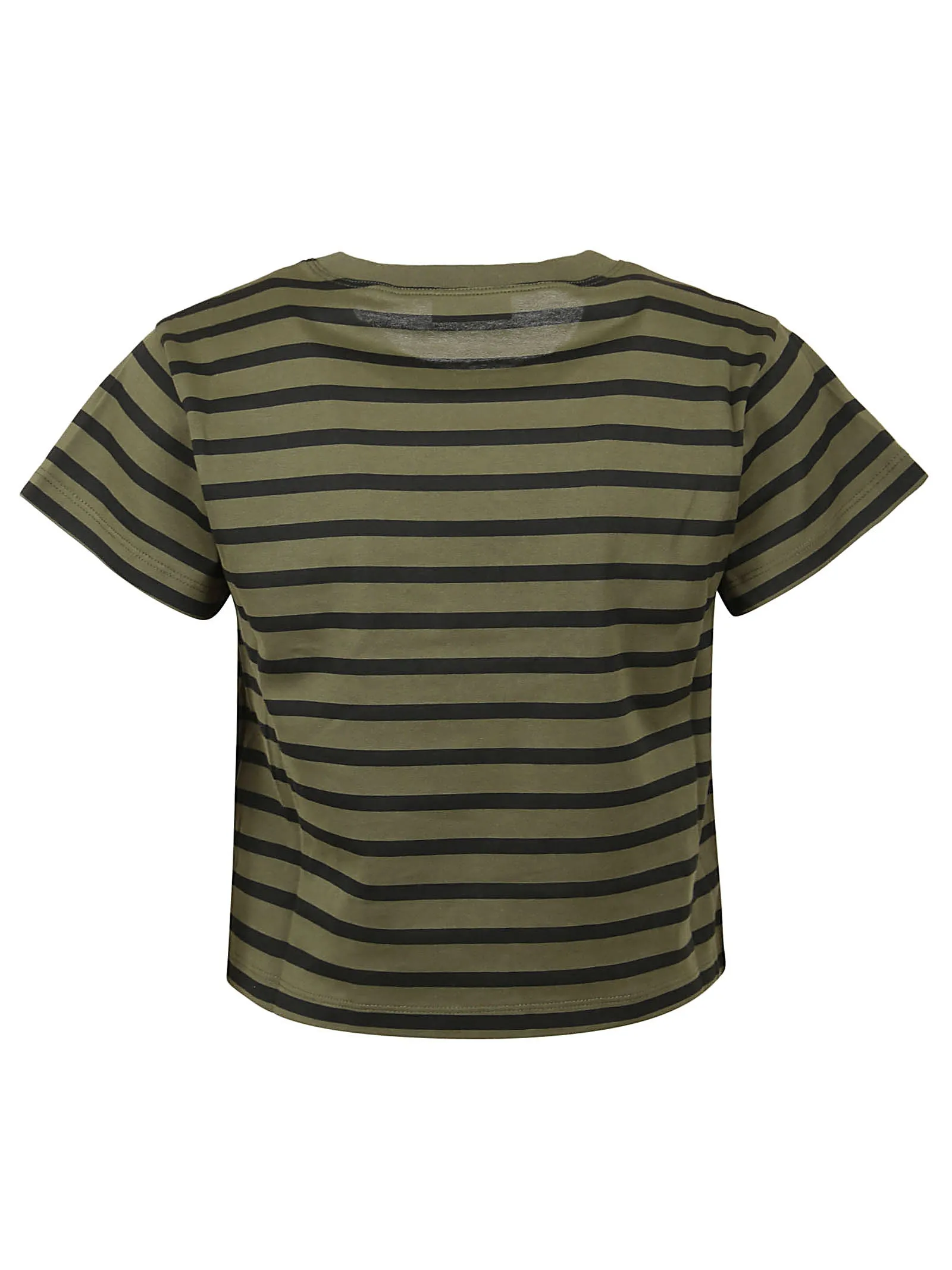 REDValentino Stripe Crewneck T-Shirt