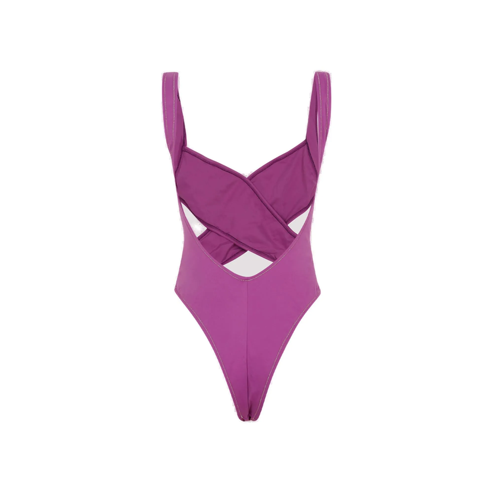 Reina Olga Exotica Cut-Out Open Back Swimsuit
