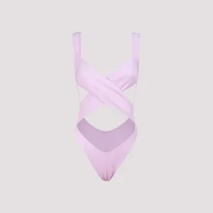 Reina Olga Exotica Cut-Out Open Back Swimsuit