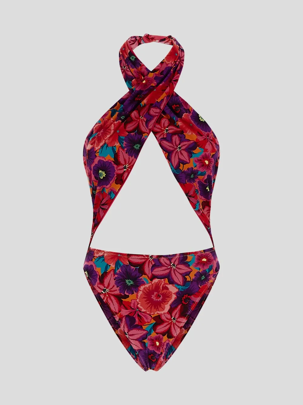 Reina Olga Halterneck Sleeveless Swimsuit
