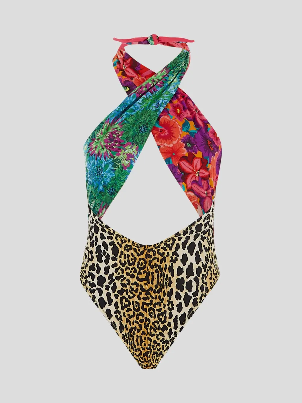 Reina Olga Halterneck Sleeveless Swimsuit