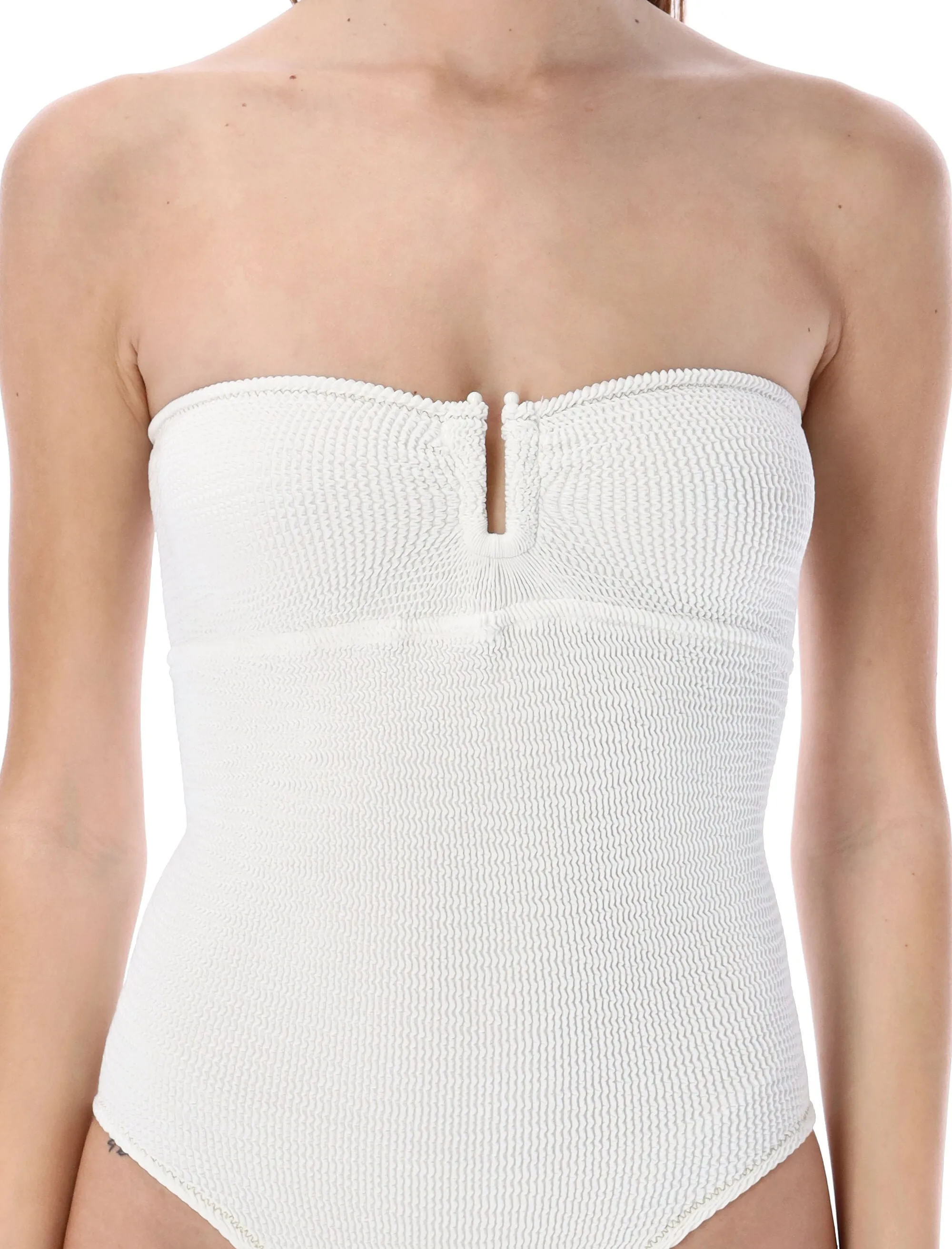 Reina Olga Lasciura Crinklle Sleeveless Swimsuit