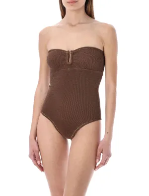 Reina Olga Lasciura Crinklle Sleeveless Swimsuit