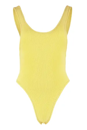 Reina Olga Ruby Stretch Design Sleeveless Swimsuit