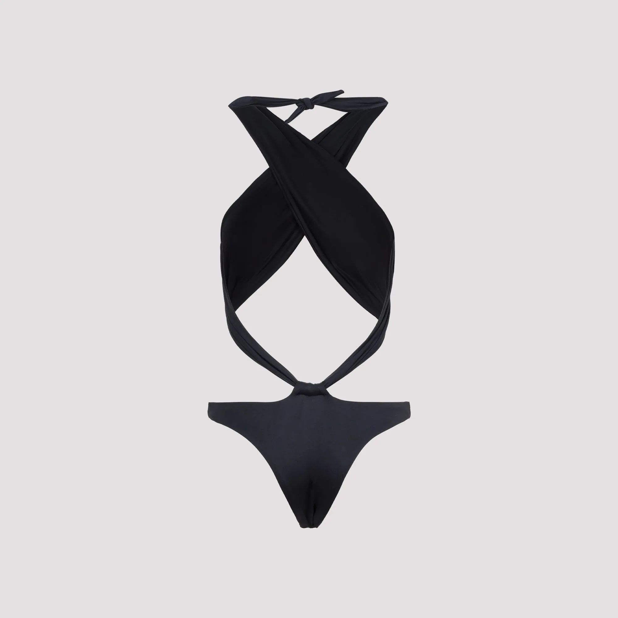 Reina Olga Showpony Cut-Out Halterneck Swimsuit