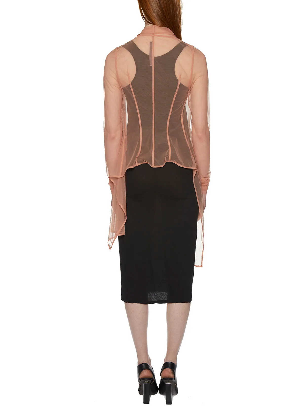 Rick Owens Lilies Stretch Tulle Jacket