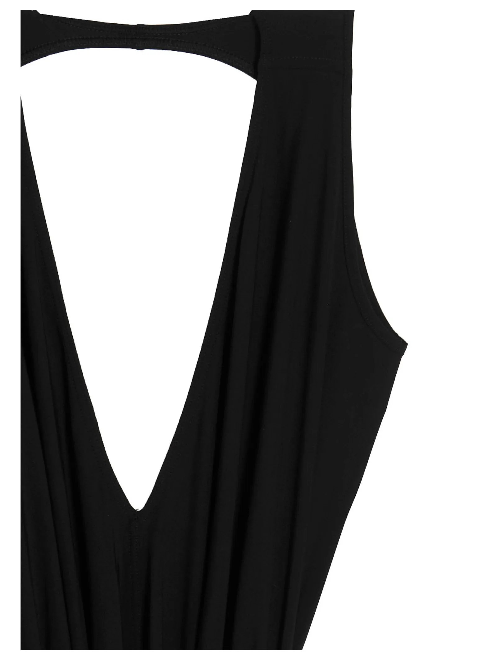 Rick Owens Ruched V-Neck Swimsuit