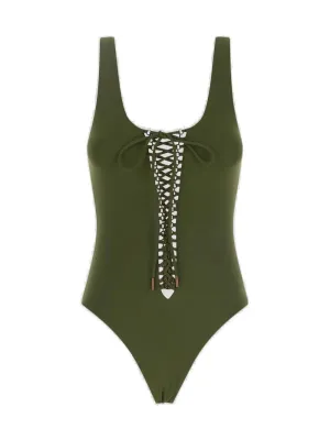 Saint Laurent Braid-Detailed Swimsuit