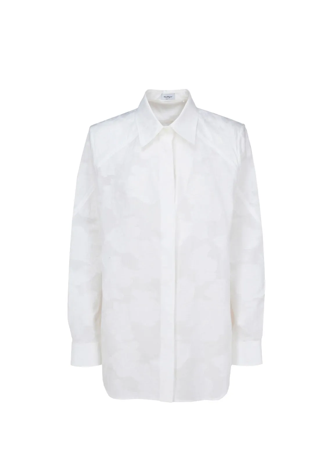 Salvatore Ferragamo Embroidered Buttoned Shirt