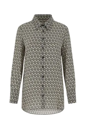 Salvatore Ferragamo Gancini Pattern Shirt