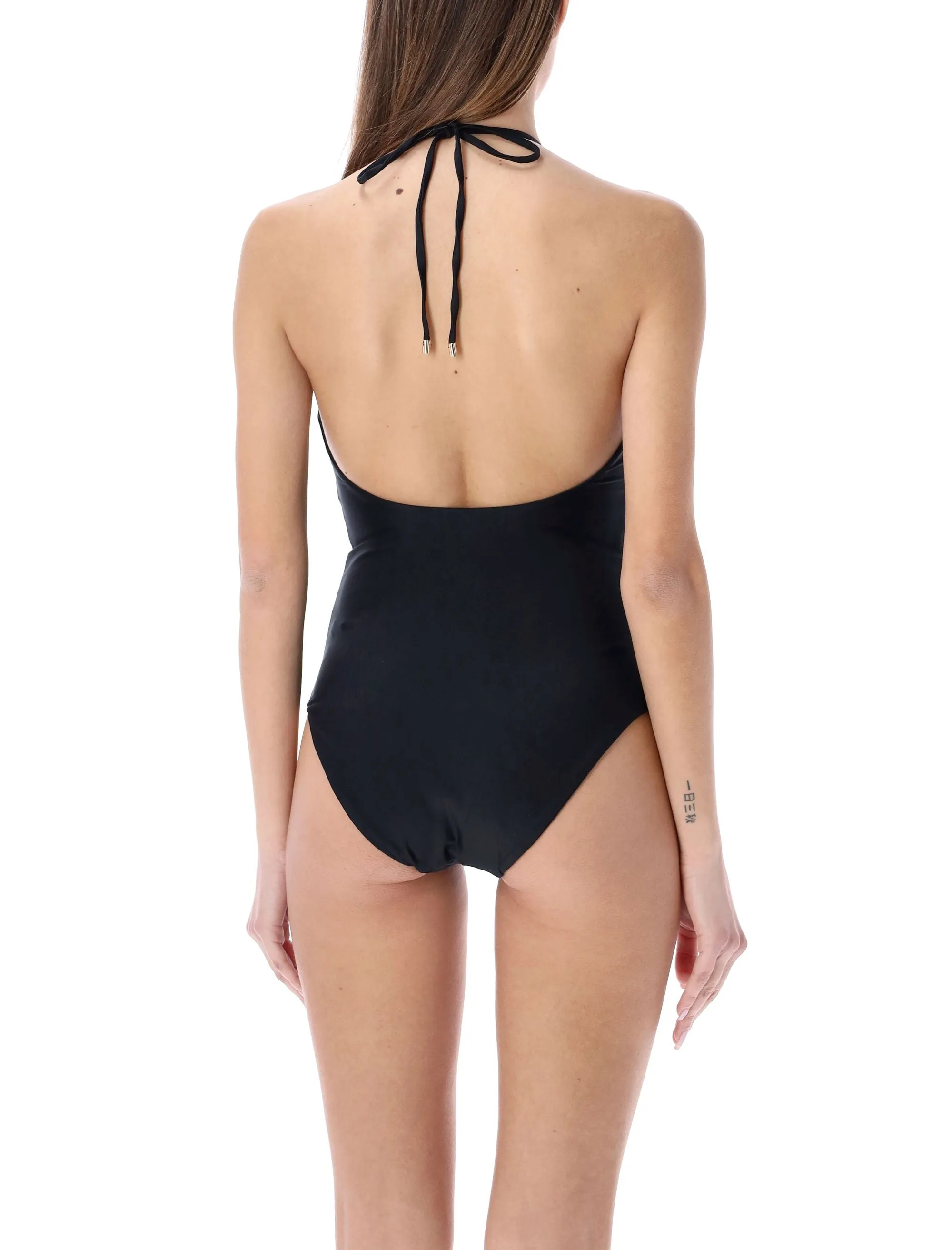 Self-Portrait Cut-Out Detailed Swim Suit