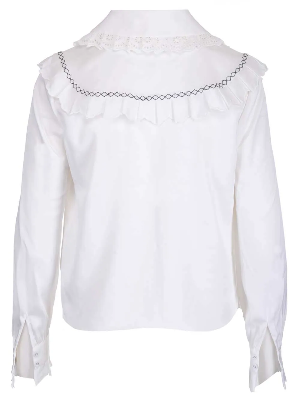 Self-Portrait Frill Bib Shirt