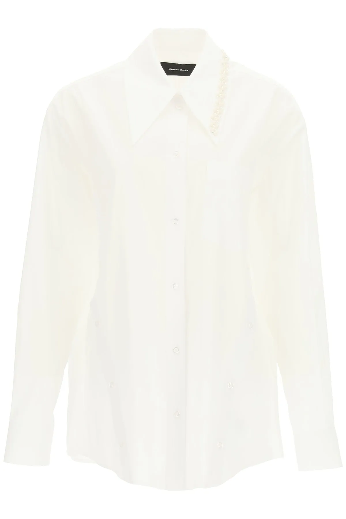 Simone Rocha Beads Embellished Shirt