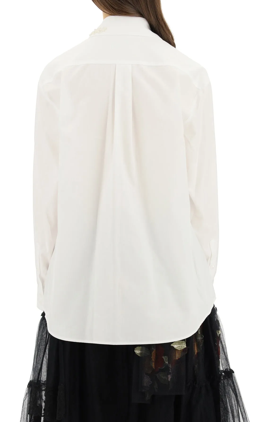 Simone Rocha Beads Embellished Shirt