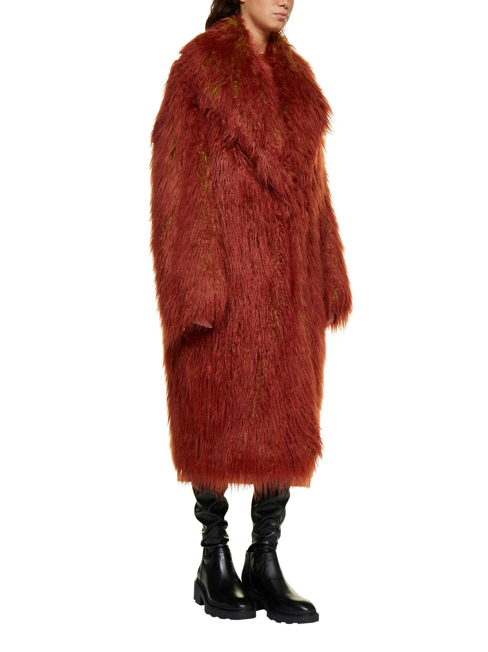 Sportmax Uvina Nuanced Mongolian Jacket