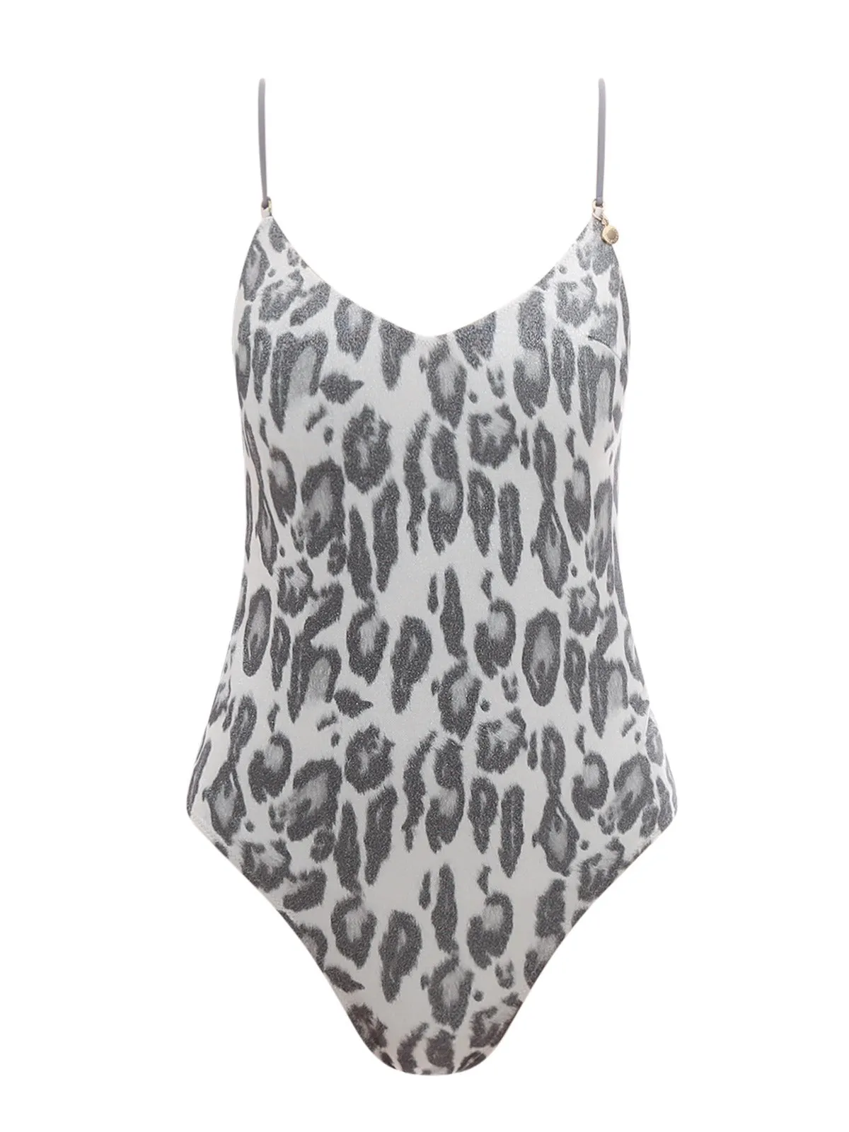 Stella McCartney Allover Leopard Printed One-Piece Swimsuit