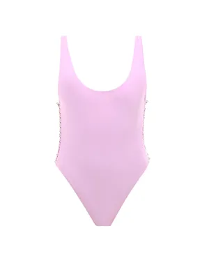 Stella McCartney Chain-Link Backless Swimsuit