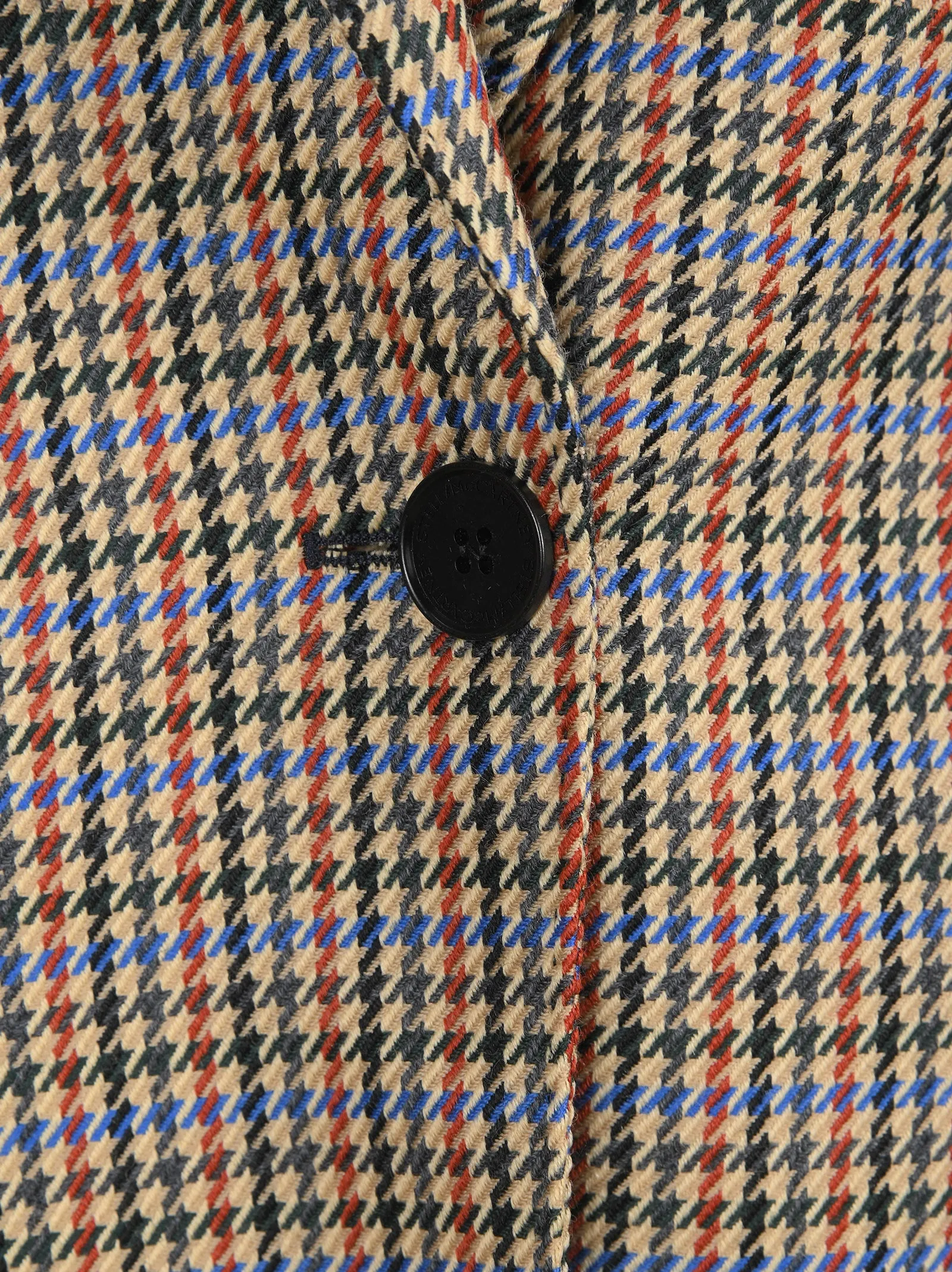 Stella McCartney Single-Breasted Houndstooth Jacket