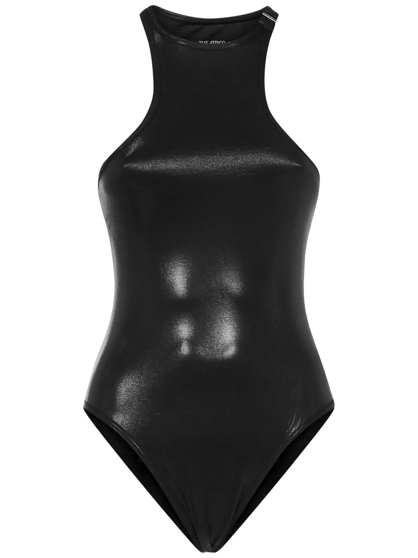 The Attico Buckle Detail Racerback Swimsuit