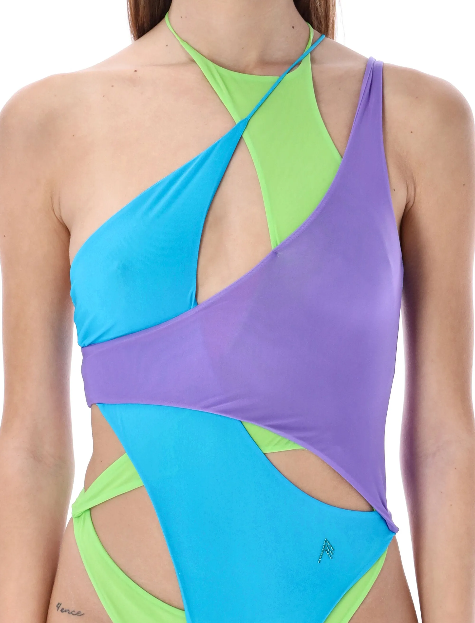 The Attico Cut-Out Detailed Swimsuit