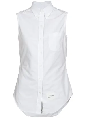 Thom Browne Sleeveless Buttoned Shirt