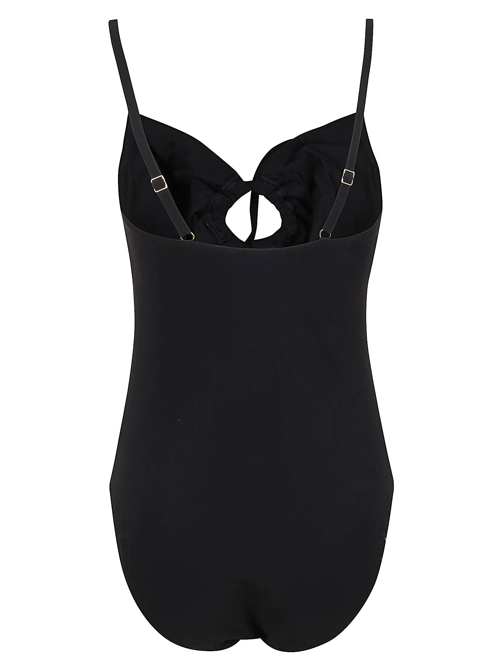 Tory Burch Bow Detailed Ruched Swimsuit