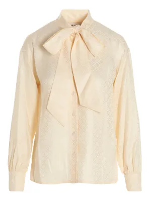 Tory Burch Logo Pattern Shirt
