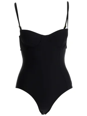 Tory Burch Underwire Spaghetti Strapped One-Piece Swimsuit