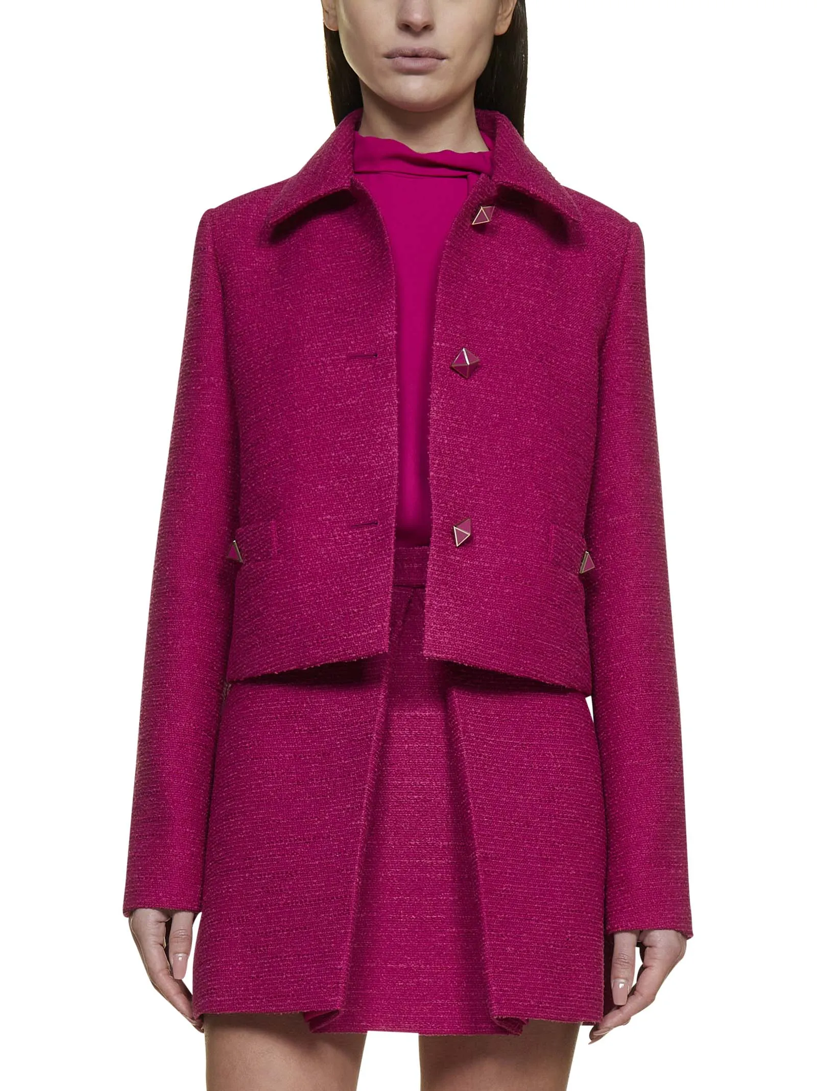 Valentino Crisp Tweed Jacket