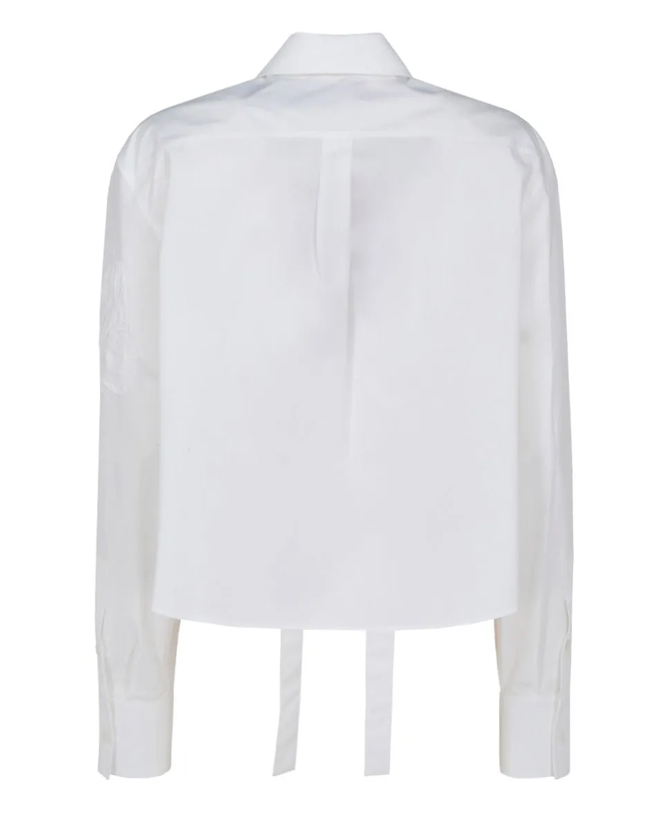 Valentino Embroidered Poplin Shirt