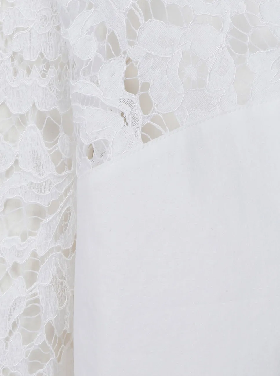 Valentino Lace-Detailed Buttoned Shirt