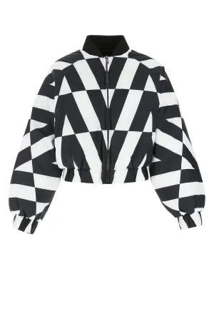 Valentino Printed Cropped Jacket
