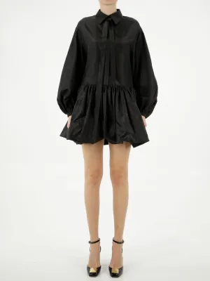 ValentinoLong-Sleeved Mini Shirt Dress