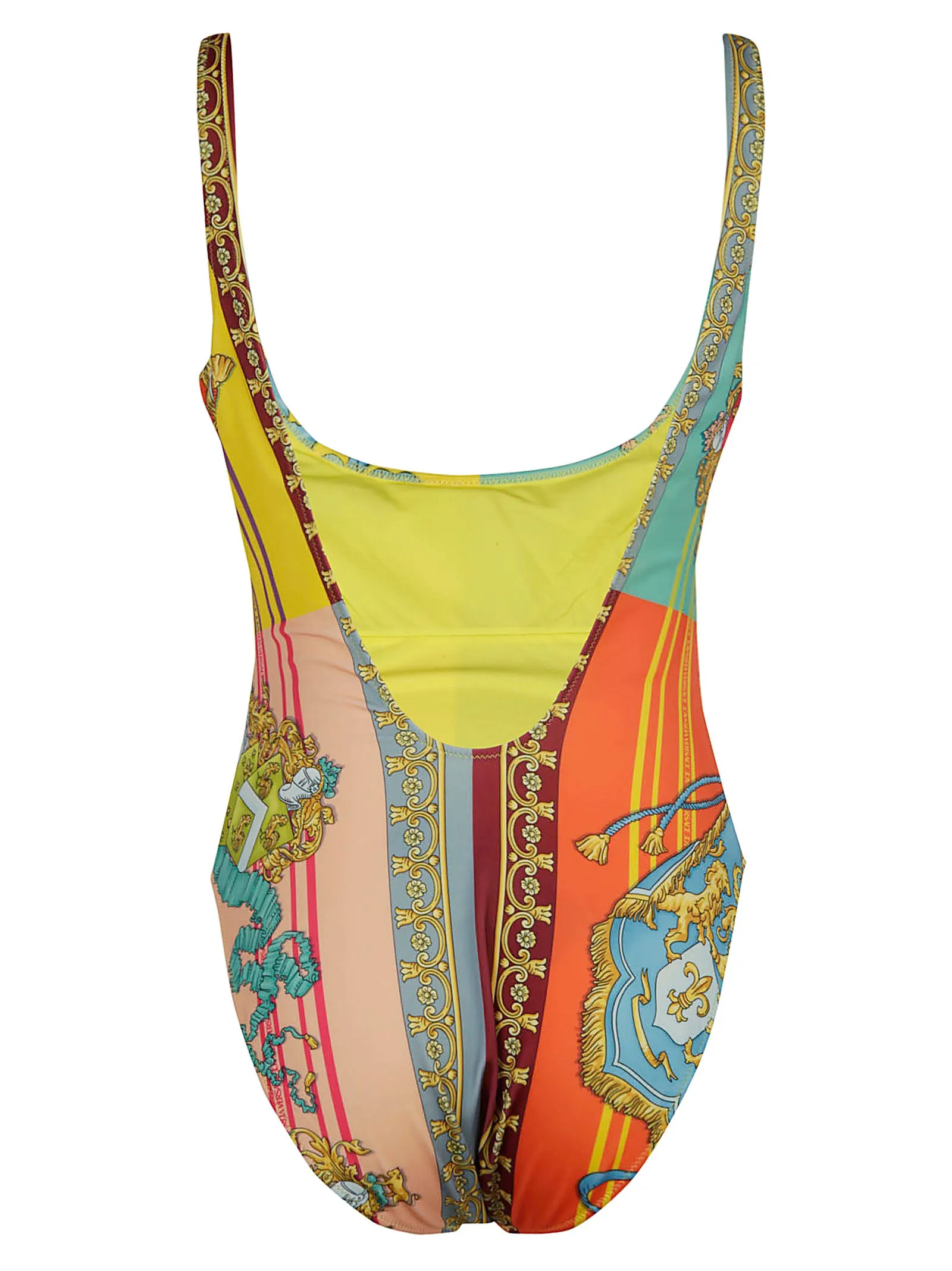 Versace Graphic Printed Low-Back Swimsuit