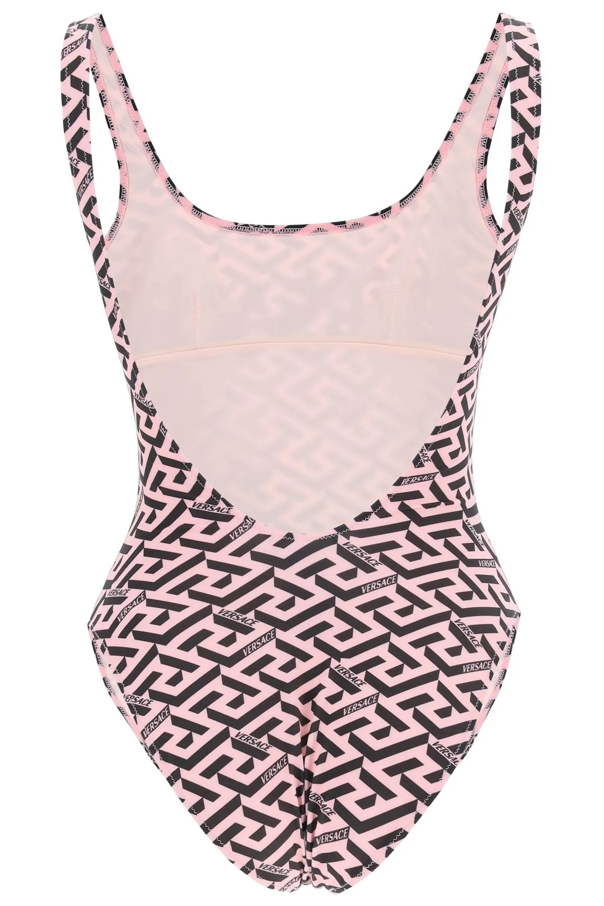 Versace Pattern Logo Printed One-Piece Swimsuit