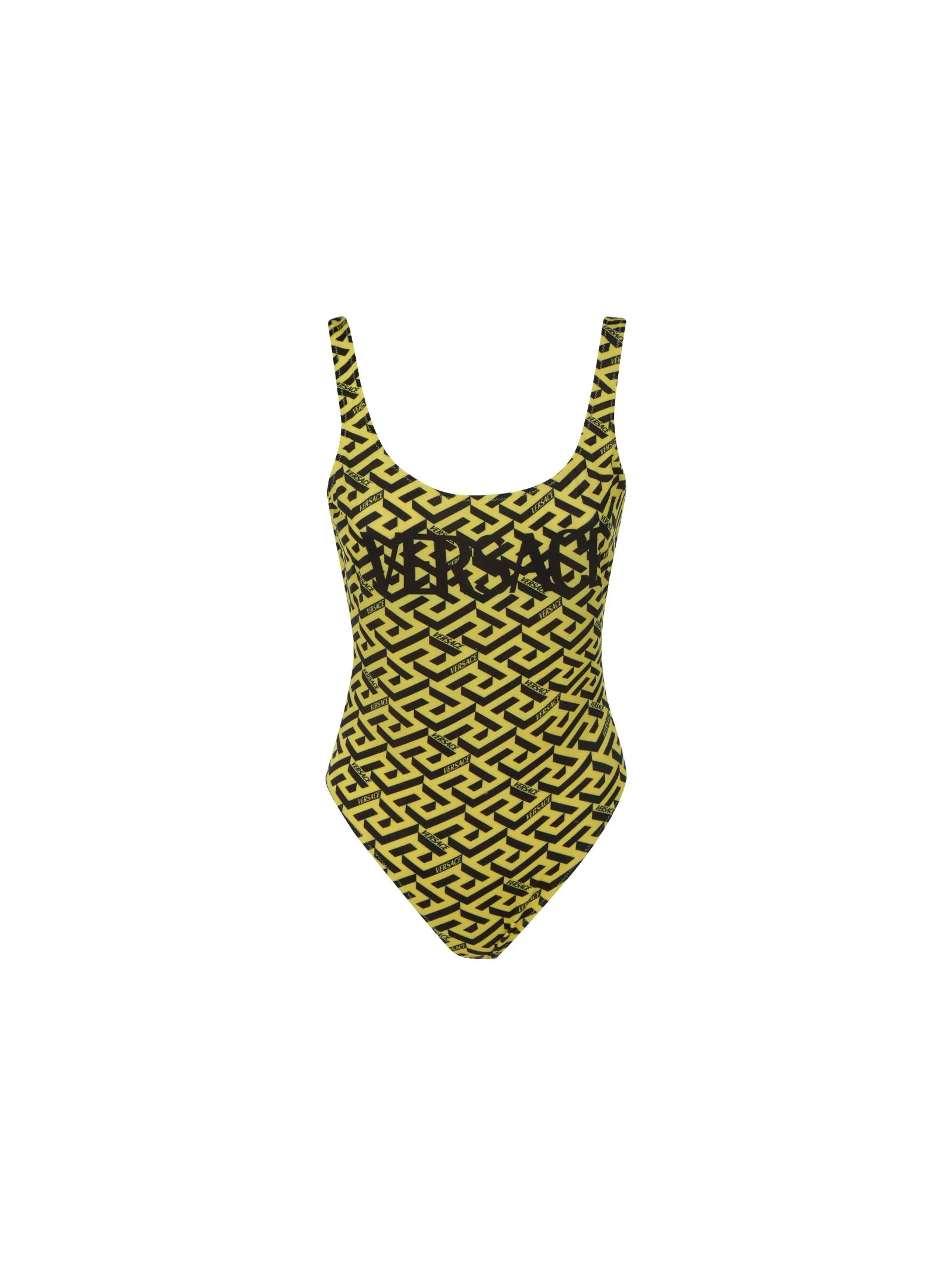 Versace Pattern Logo Printed One-Piece Swimsuit